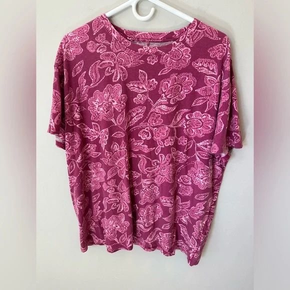 NWOT Free People We The Free Nina Printed Tee - Picture 5 of 6